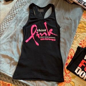 R.I.P.P.E.D.  Breast Cancer Awareness tank